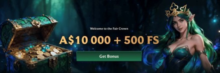 Faircrown Casino bonus banner